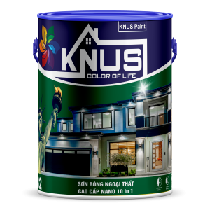 Sơn Bóng Ngoại Thất Cao Cấp NANO 10in1 5L